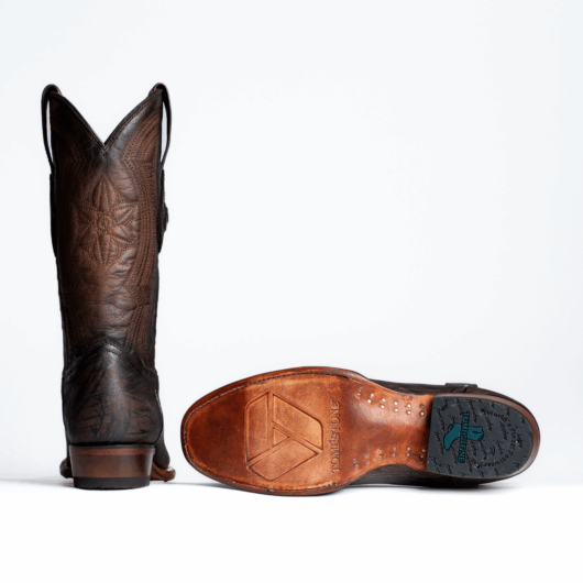 Bota tomstone rustico sobre cuero - Imagen 2