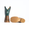 Bota wild west piel grabada