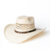 Sombrero Wild West,  rayas con randa conejo