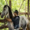 POLO NEGRA DOS GALLOS WILD WEST