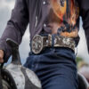 CINCHO DE PELO HEBILLA PELO WILD WEST