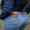 PANTALON CELESTE DE DAMA WILD WEST
